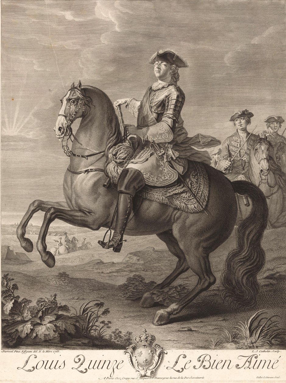 Louis XV tekijältä Louis Jacques Cathelin