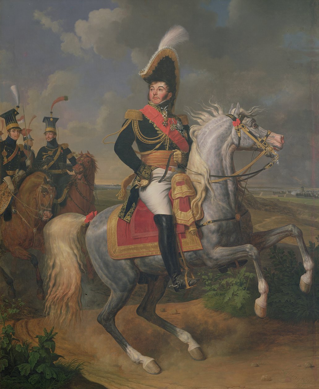 Kenraali Jean Rappin (1771-1821) ratsastusmuotokuva 1816 tekijältä Louis Jean François Lagrenée