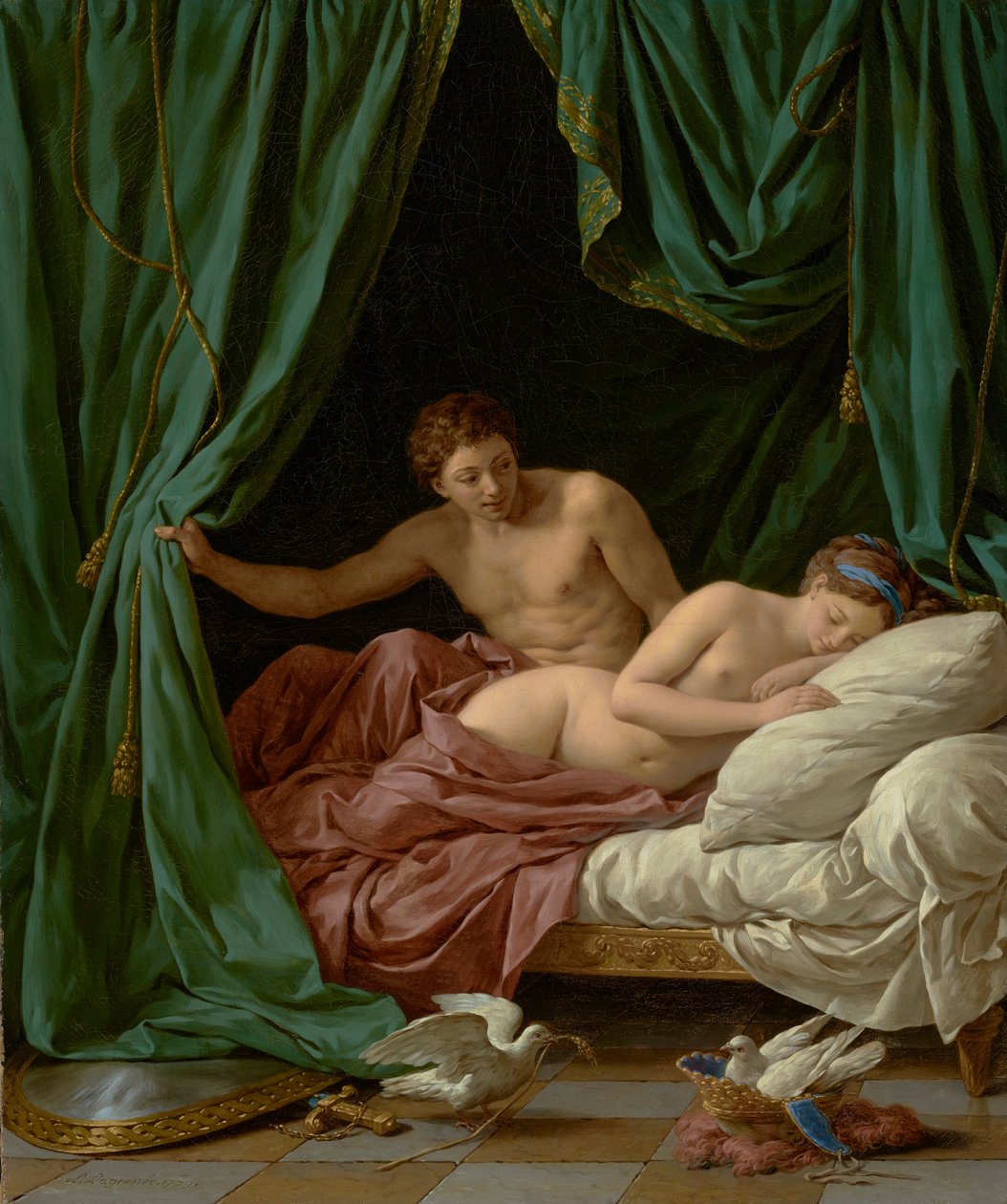 Mars ja Venus, Rauhan allegooria, 1770 tekijältä Louis Jean François Lagrenée