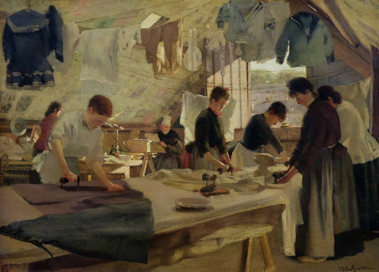 Silityspaja Trouvillessa, 1888 tekijältä Louis Joseph Anthonissen