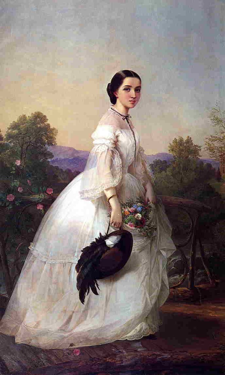 Ruotsalainen laulaja Jenny Lind, n. 1852 tekijältä Louis Lang
