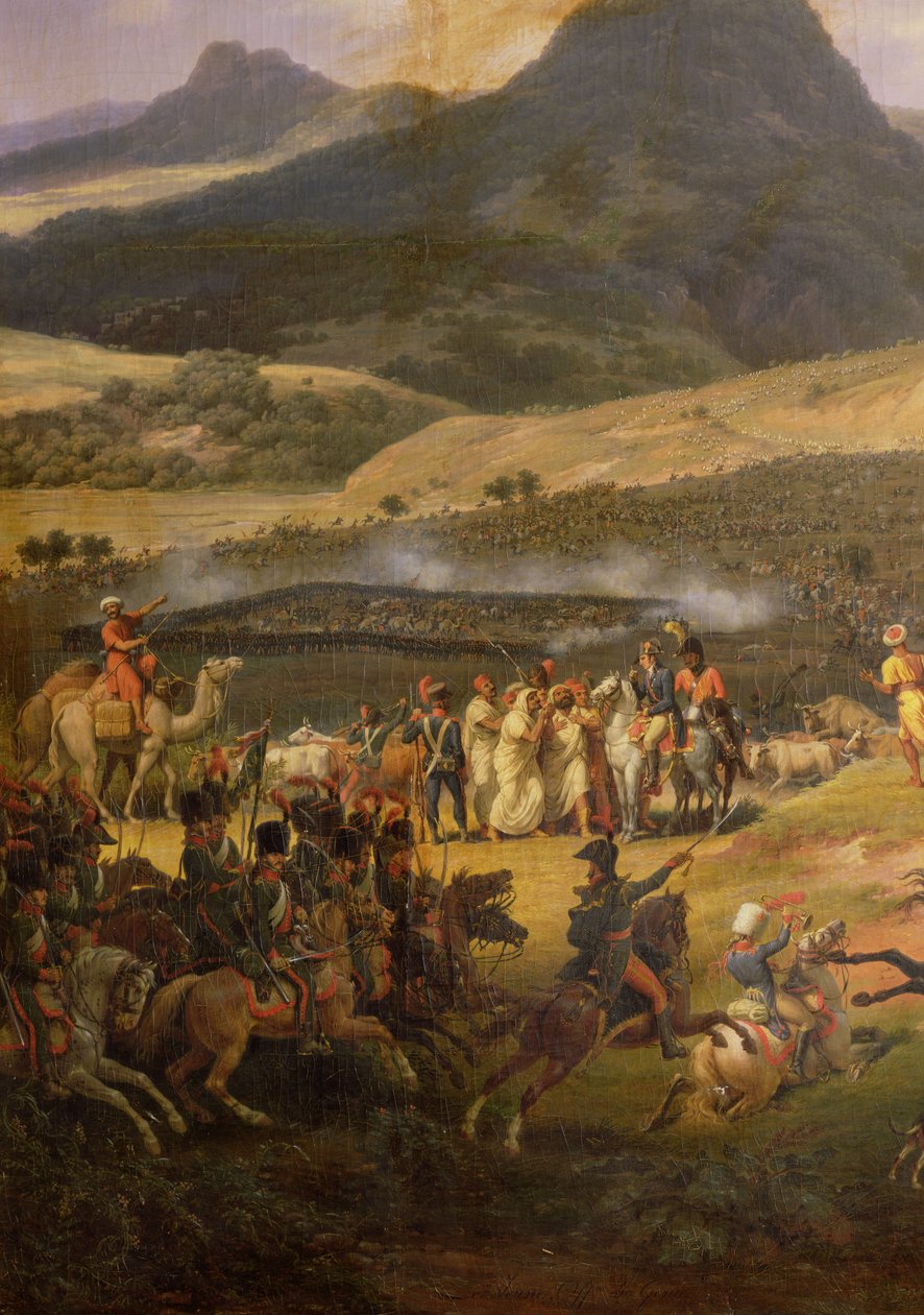 Thabor-vuoren taistelu, 16. huhtikuuta 1799, 1808 (yksityiskohta) tekijältä Louis Lejeune
