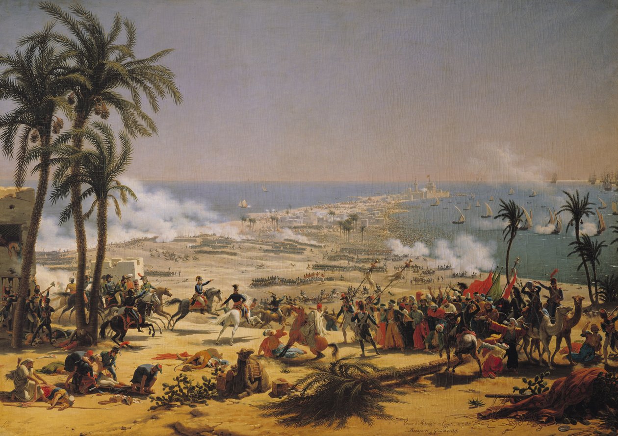 Aboukirin taistelu, 25. heinäkuuta 1799 tekijältä Louis Lejeune