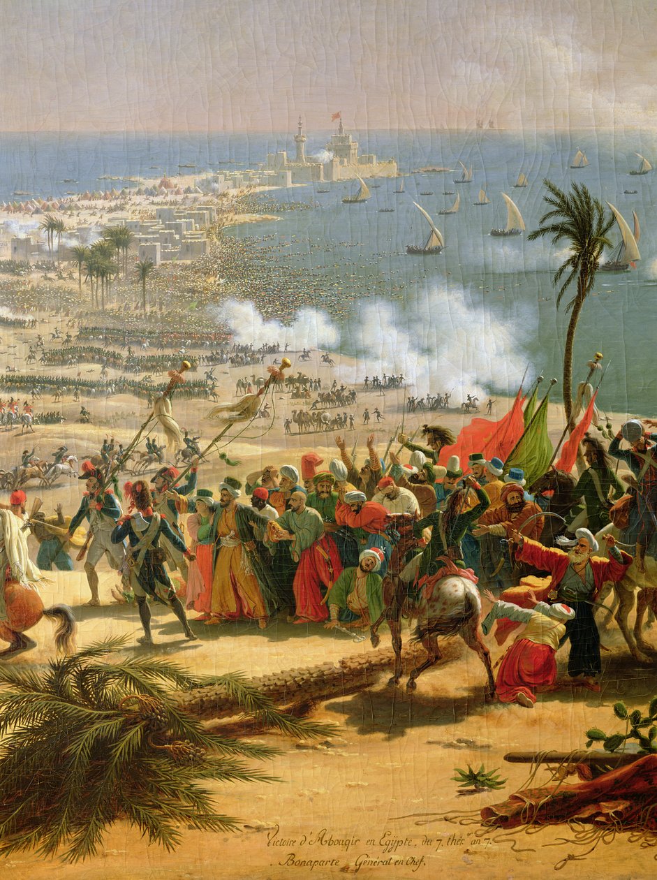 Aboukirin taistelu, 25. heinäkuuta 1799 tekijältä Louis Lejeune