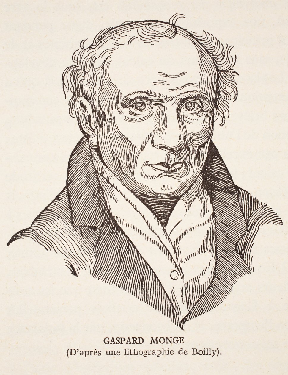 Gaspard Monge tekijältä Louis Leopold Boilly