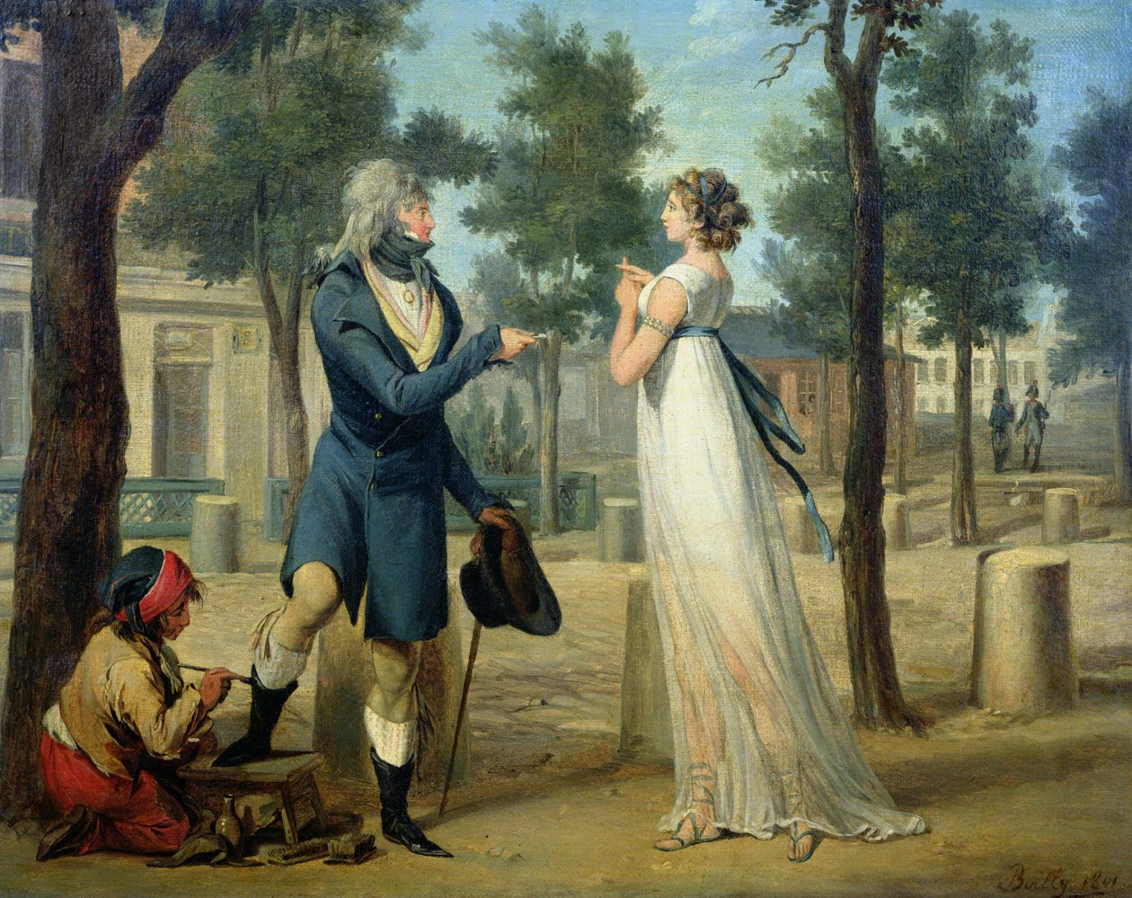 Uskomatonta ja ihmeellistä Pariisissa, 1797 tekijältä Louis Leopold Boilly