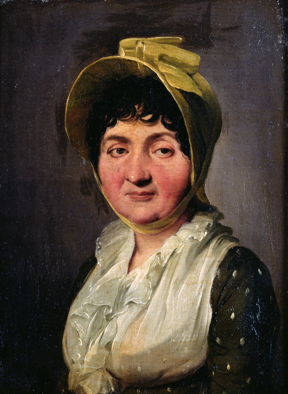 Vanhan naisen muotokuva tekijältä Louis Leopold Boilly