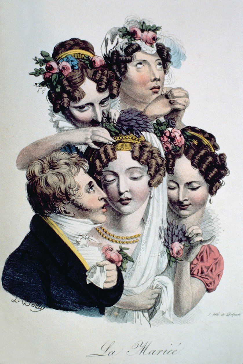 Morsian, noin 1820 tekijältä Louis Leopold Boilly
