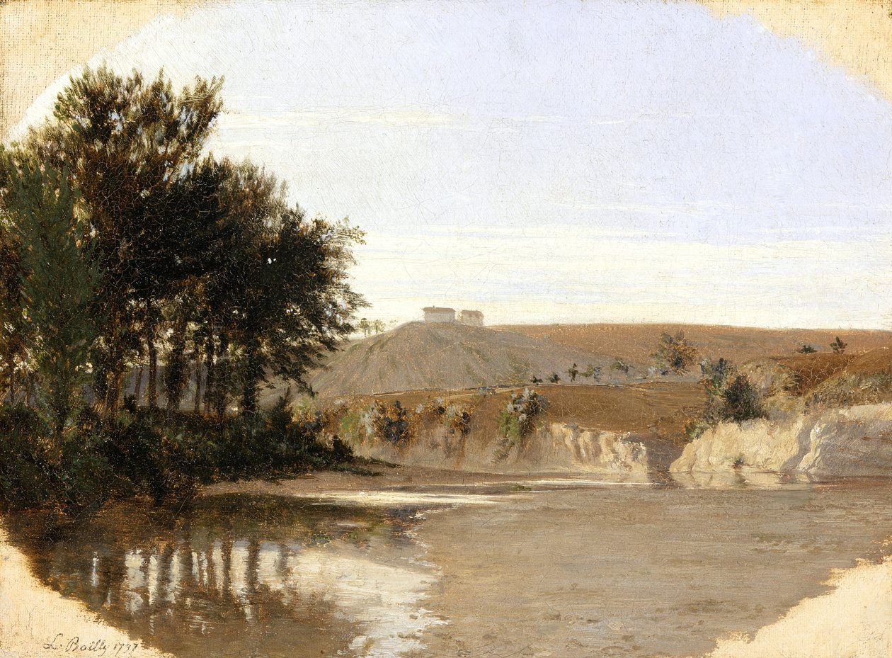 Näkymä järvelle, 1797 tekijältä Louis Leopold Boilly