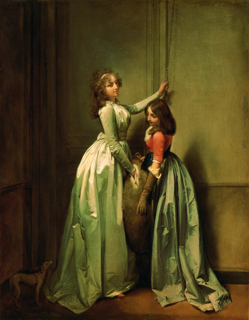 Sisäänkäynnillä, 1796-98 tekijältä Louis Leopold Boilly
