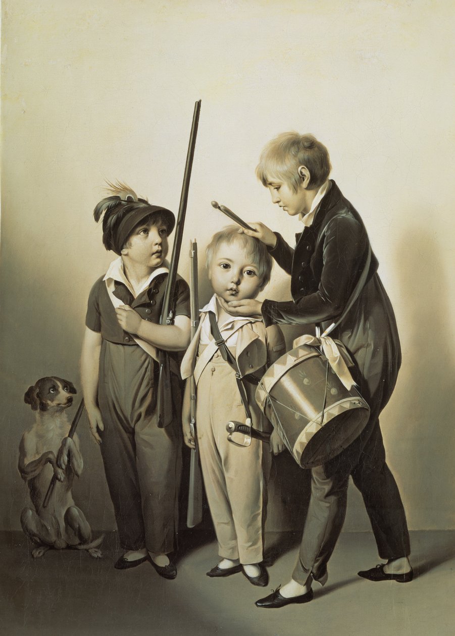 Minun pienet sotilaat, 1809 tekijältä Louis Leopold Boilly