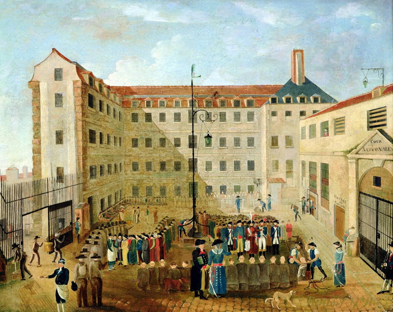 Vankien kahlitseminen Bicetressä, 1791 tekijältä Louis Leopold Boilly