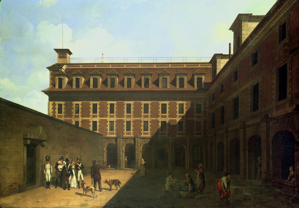 Prison des Madelonnettes tekijältä Louis Leopold Boilly