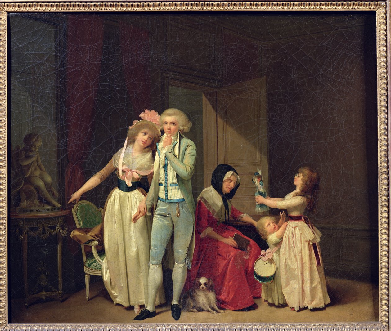 Ne, jotka inspiroivat rakkautta, sammuttavat sen, tai Filosofi, 1790 tekijältä Louis Leopold Boilly