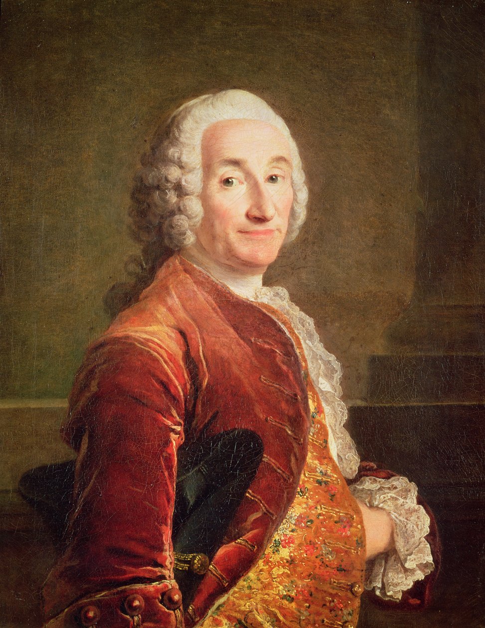 Louis Francois Armand de Vignerot du Plessis (1696-1788) Richelieun herttua (Richelieu) tekijältä Louis Tocqué