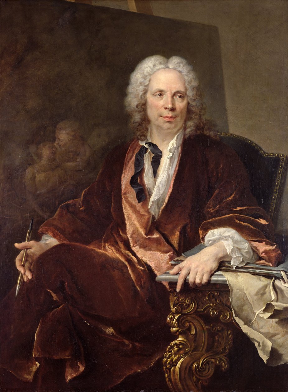 Louis Gallochen (1670-1761) muotokuva 1734 tekijältä Louis Tocqué