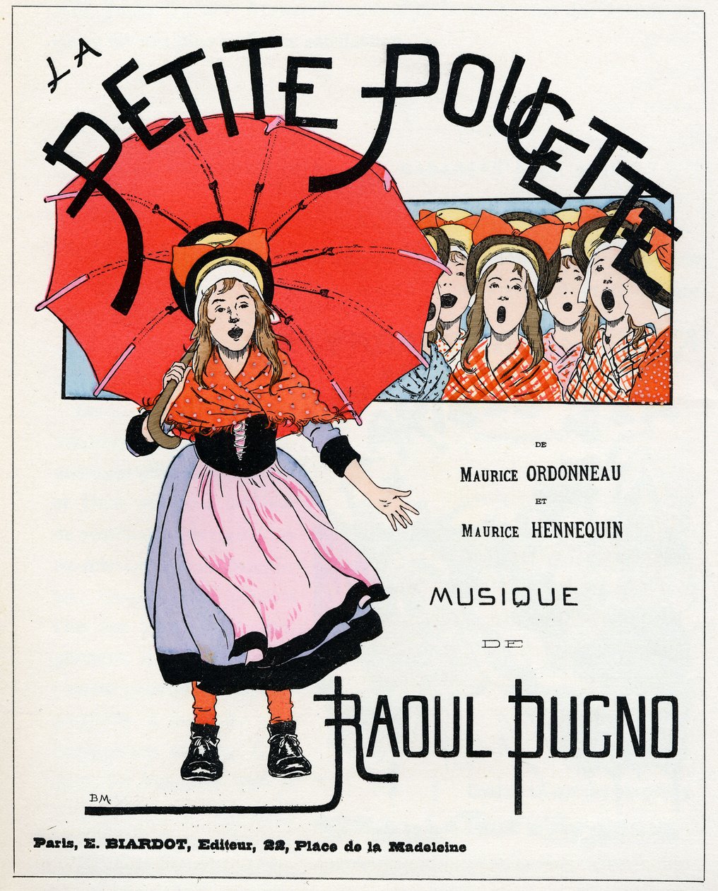 Pikku peukalo, 1896 tekijältä Louis Maurice Boutet de Monvel