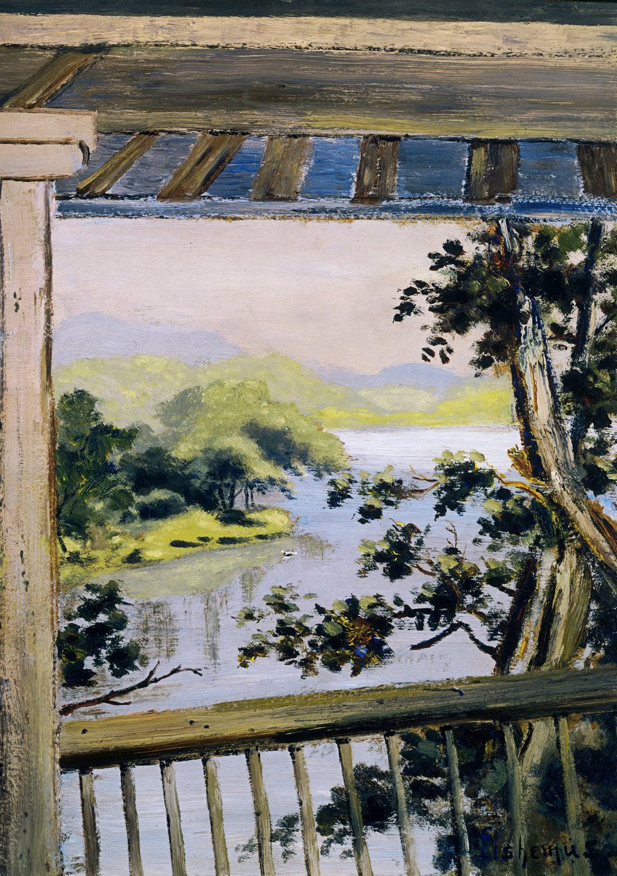 Parveke, Delaware Water Gap tekijältä Louis Michel Eilshemius
