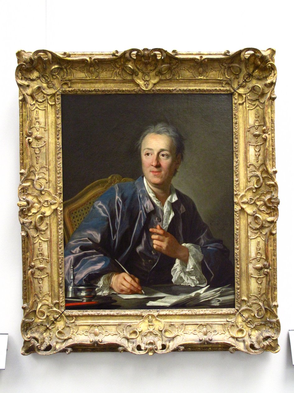 Denis Diderotin muotokuva (1713-1784) tekijältä Louis Michel van Loo