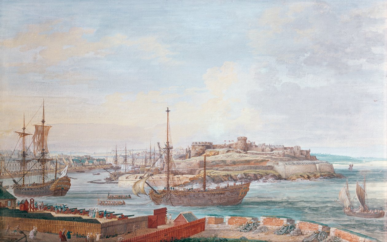 Brest, noin 1780 tekijältä Louis Nicolas van Blarenberghe