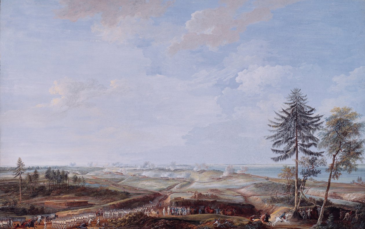 Yorktownin piiritys vuosina 1781, 1784 tekijältä Louis Nicolas van Blarenberghe
