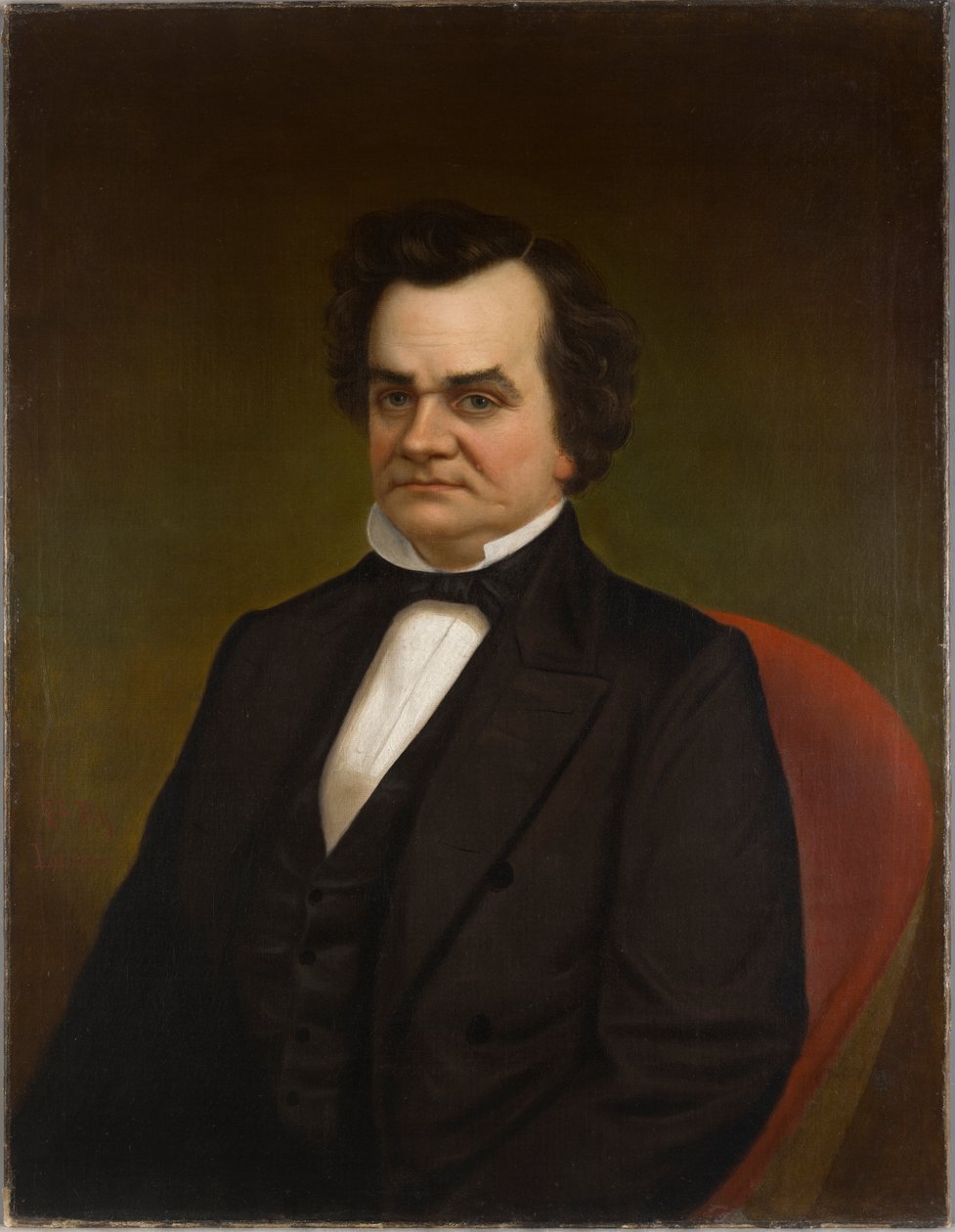 Stephen Arnold Douglasin muotokuva, n. 1855 tekijältä Louis O. Lussier