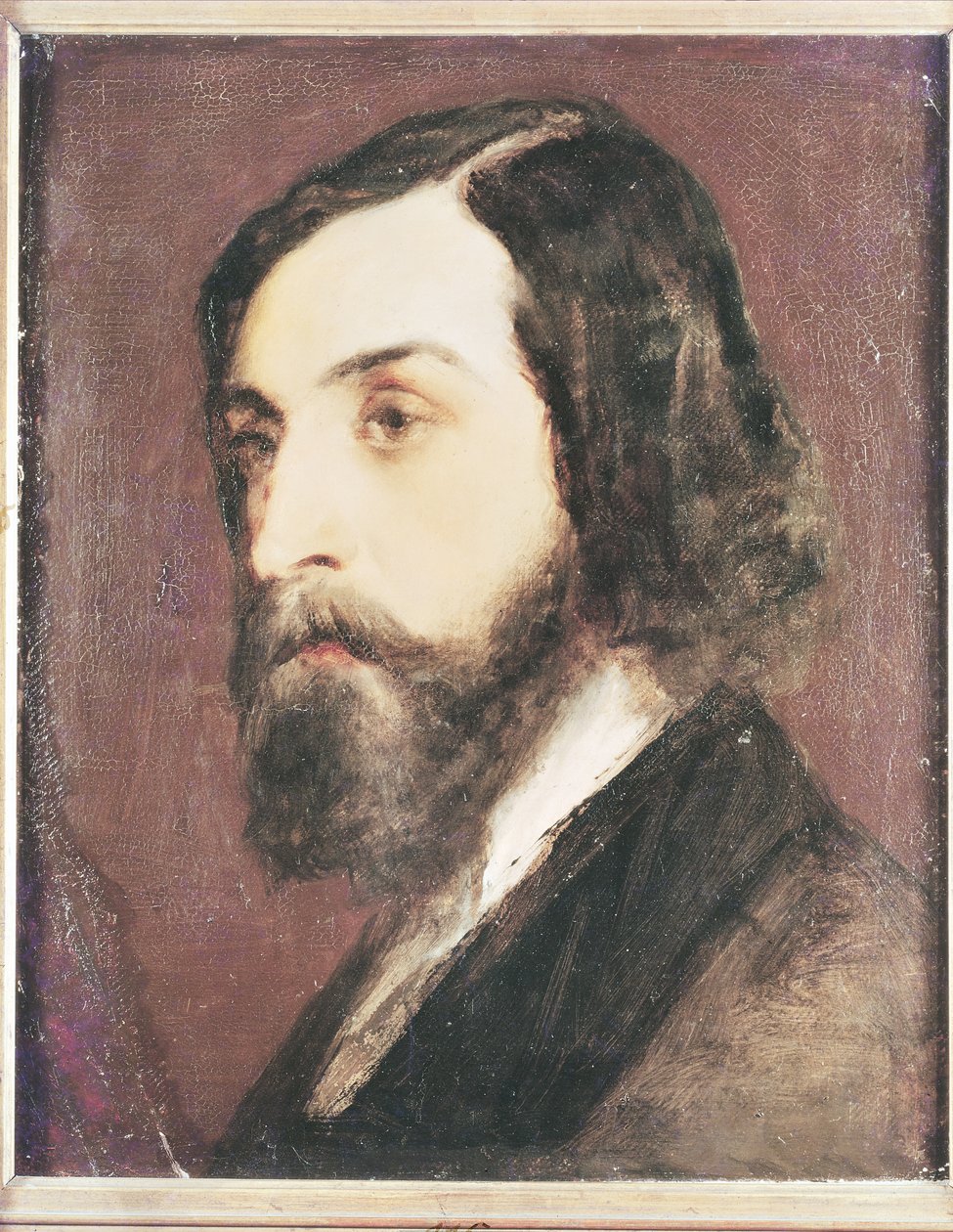 Alfred de Mussetin muotokuva (1810-57) tekijältä Louis Picard
