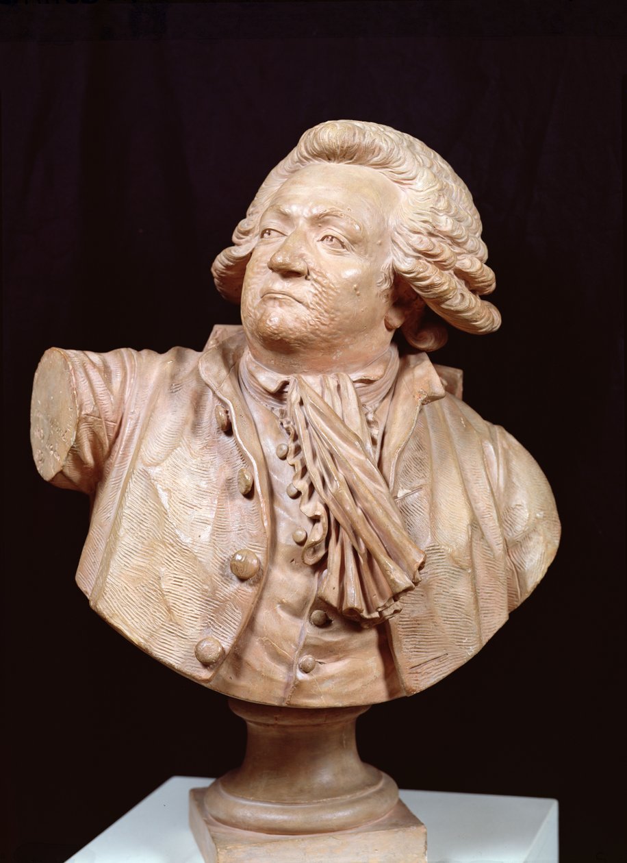 Mirabeaun rintakuva (1749-91) 1791 (kipsi) tekijältä Louis Pierre Deseine
