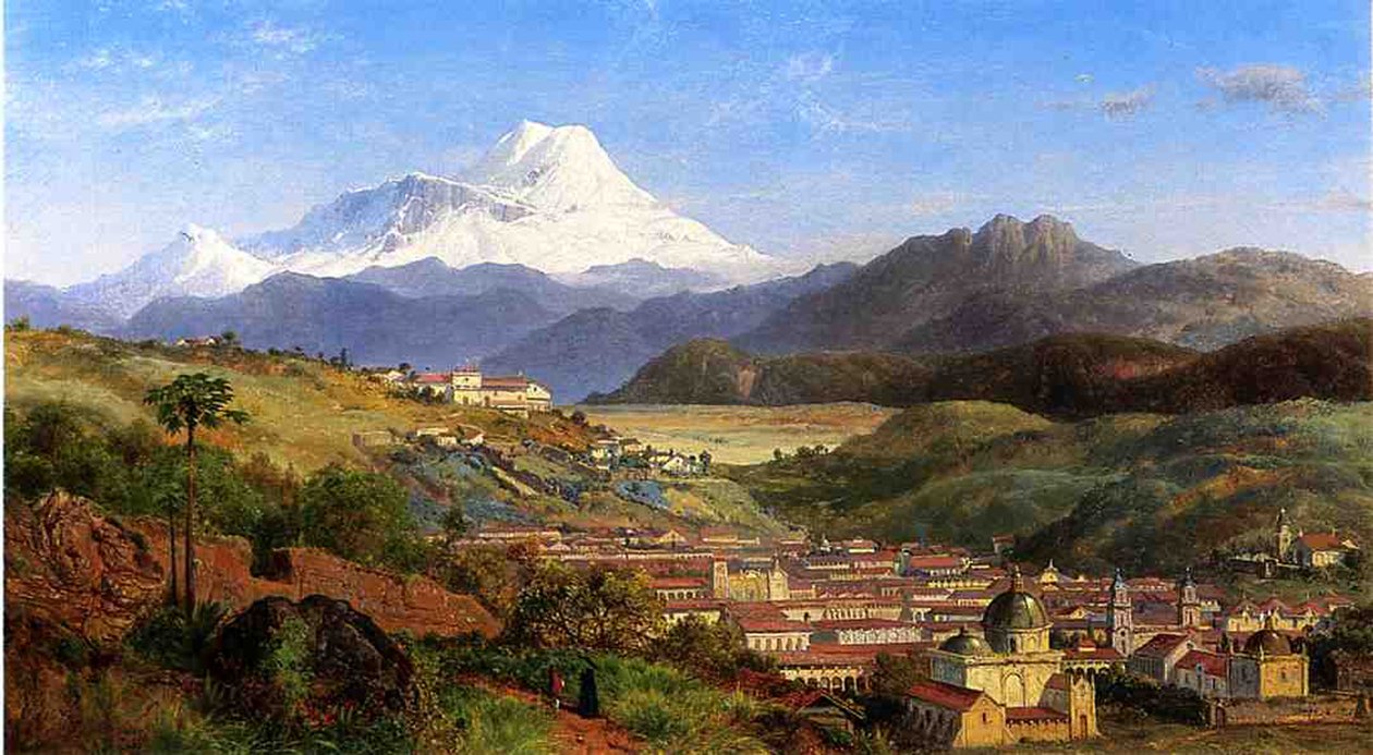 Rio Bamba, Ecuador, 1859 tekijältä Louis Rémy Mignot