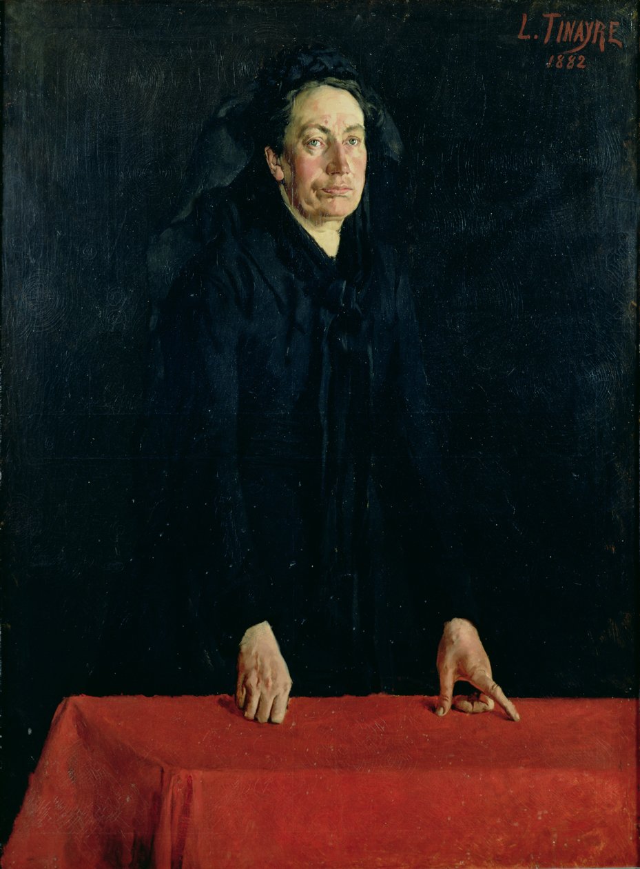 Louise Clemence Michelin (1830-1905) muotokuva 1882 tekijältä Louis Tinayre