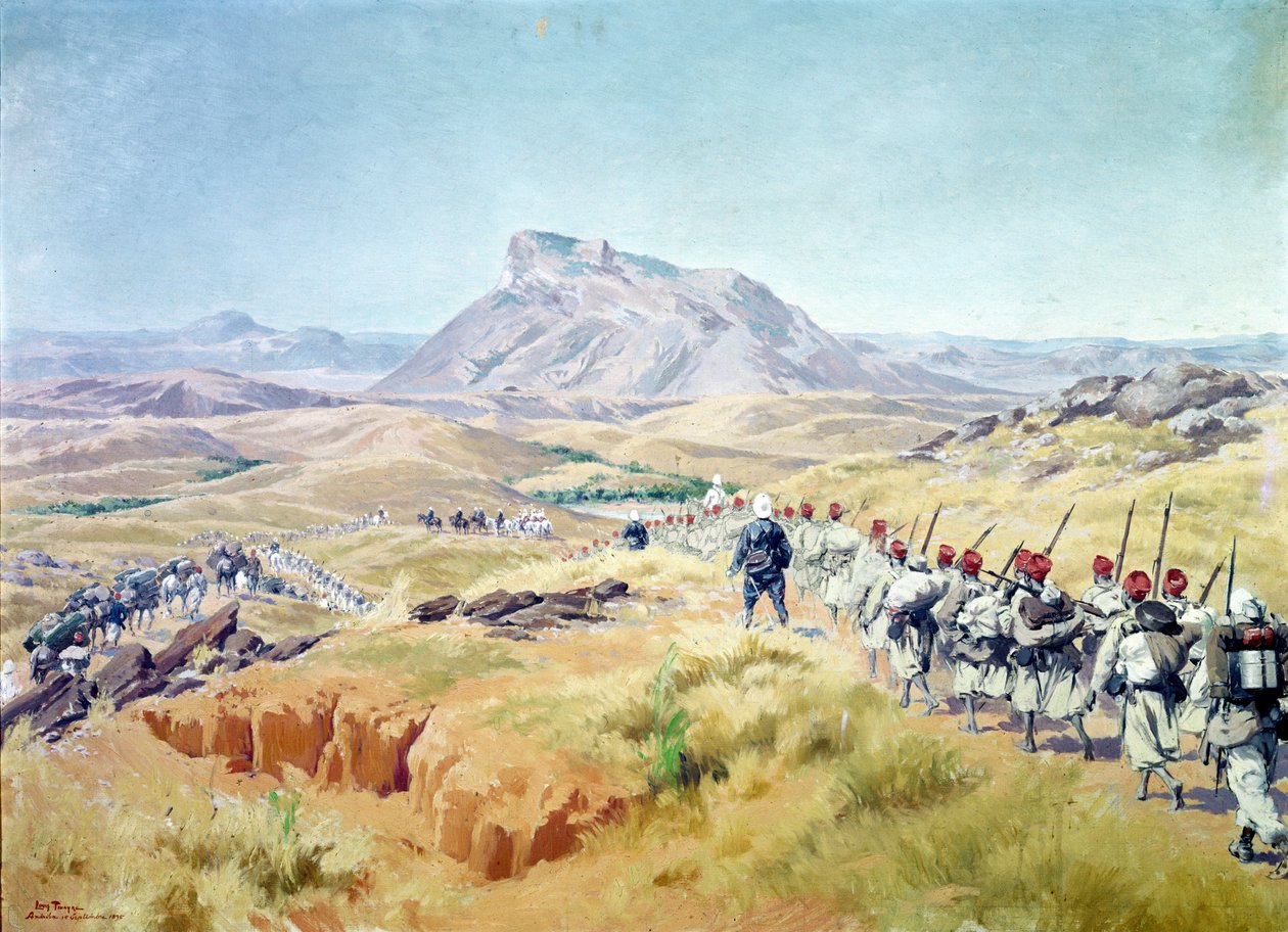 Andriba Peakin valtaaminen, Madagaskar, 15. syyskuuta 1895. tekijältä Louis Tinayre