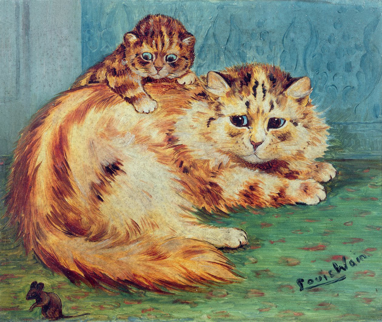 Röyhkeä Hiiri! (lauta) tekijältä Louis Wain