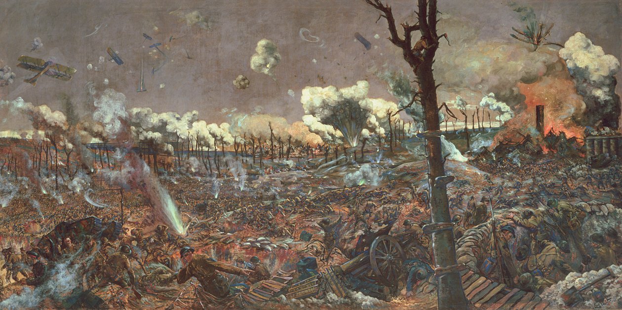 Courceletten taistelu, 1918 tekijältä Louis Weirter
