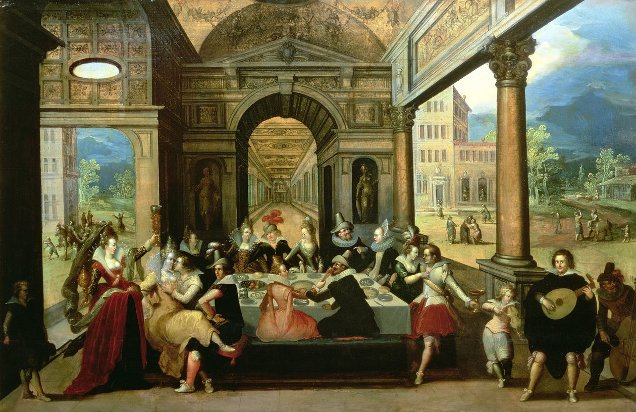 Vertaus tuhlaajapojasta, 1600-20 tekijältä Louis de Caullery