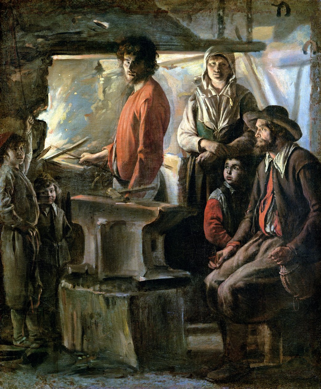 Forge, 1640 tekijältä Louis le Nain