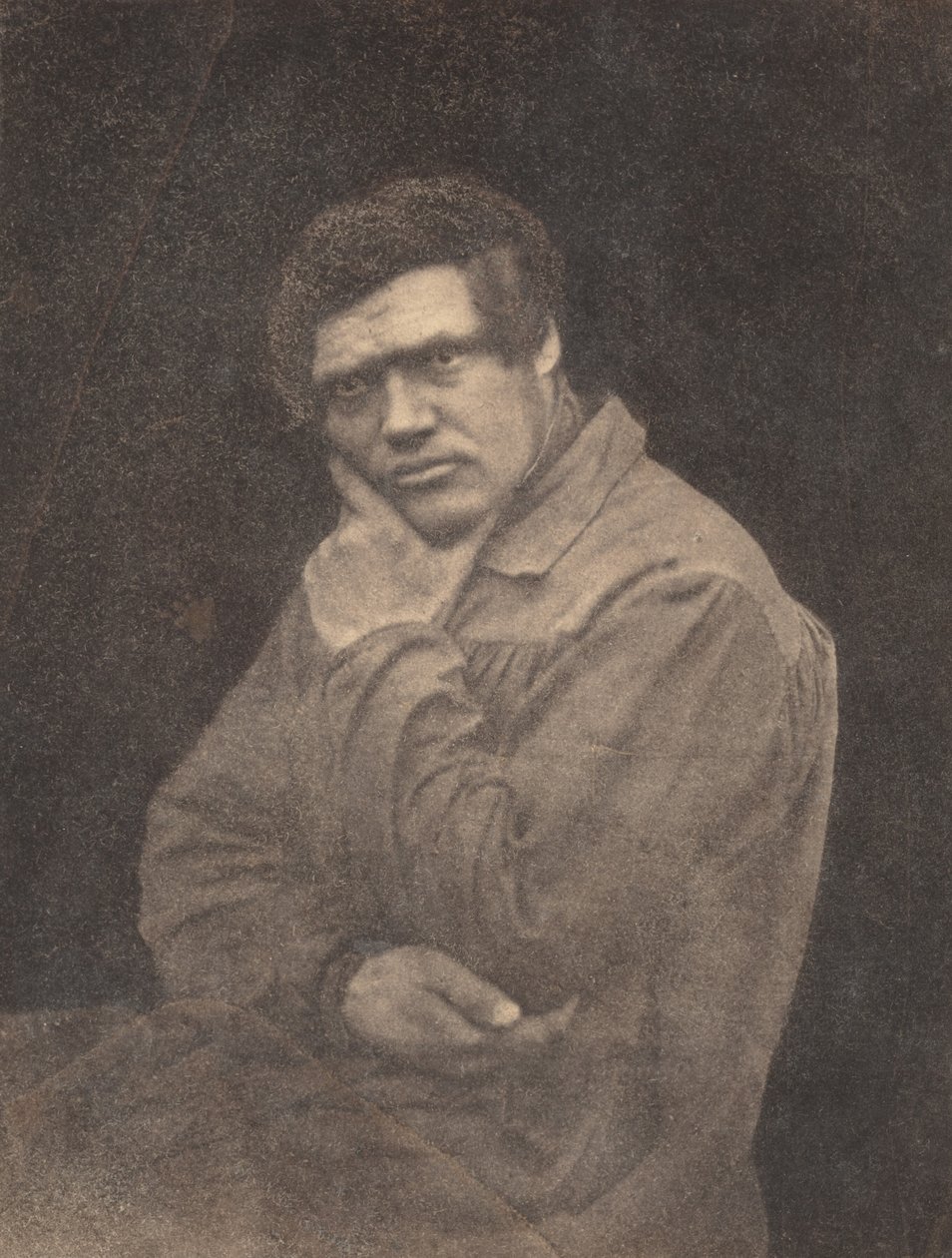 Miehen muotokuva, 1840-luvun loppu (valokuva) tekijältä Louis Adolphe Baron Humbert de Molard
