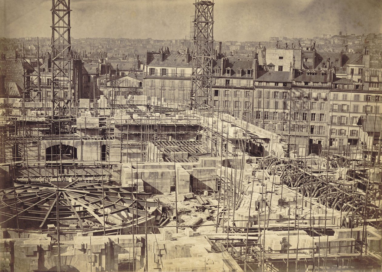 Pariisin oopperan rakennus (Palais Garnier) 25. maaliskuuta tekijältä Louis Emile Durandelle