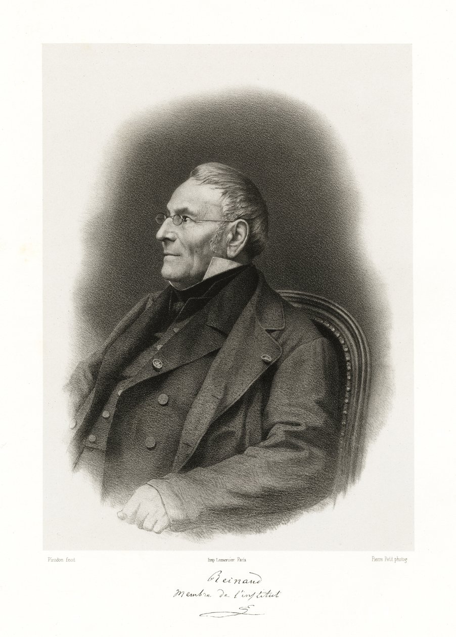Joseph Toussaint Reinnaud, 1865-66 tekijältä Louis Eugene Pirodon