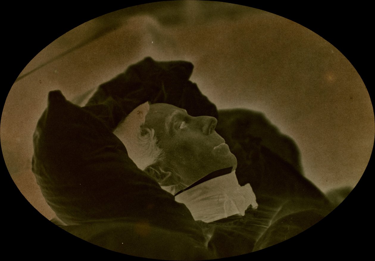 Jacques-Joseph Ebelman kuolinvuoteellaan tekijältä Louis-Rémy Robert