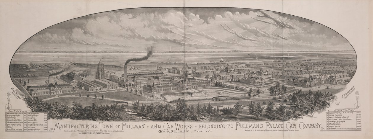 Pullmanin valmistuskaupunki ja Pullman