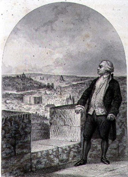 Honore Gabriel Riqueti, Mirabeaun kreivi (1749-91) Pariisin valleilla, kaiverrus Philibert Langlois (kaiverrus) tekijältä Louis (after) Marckl