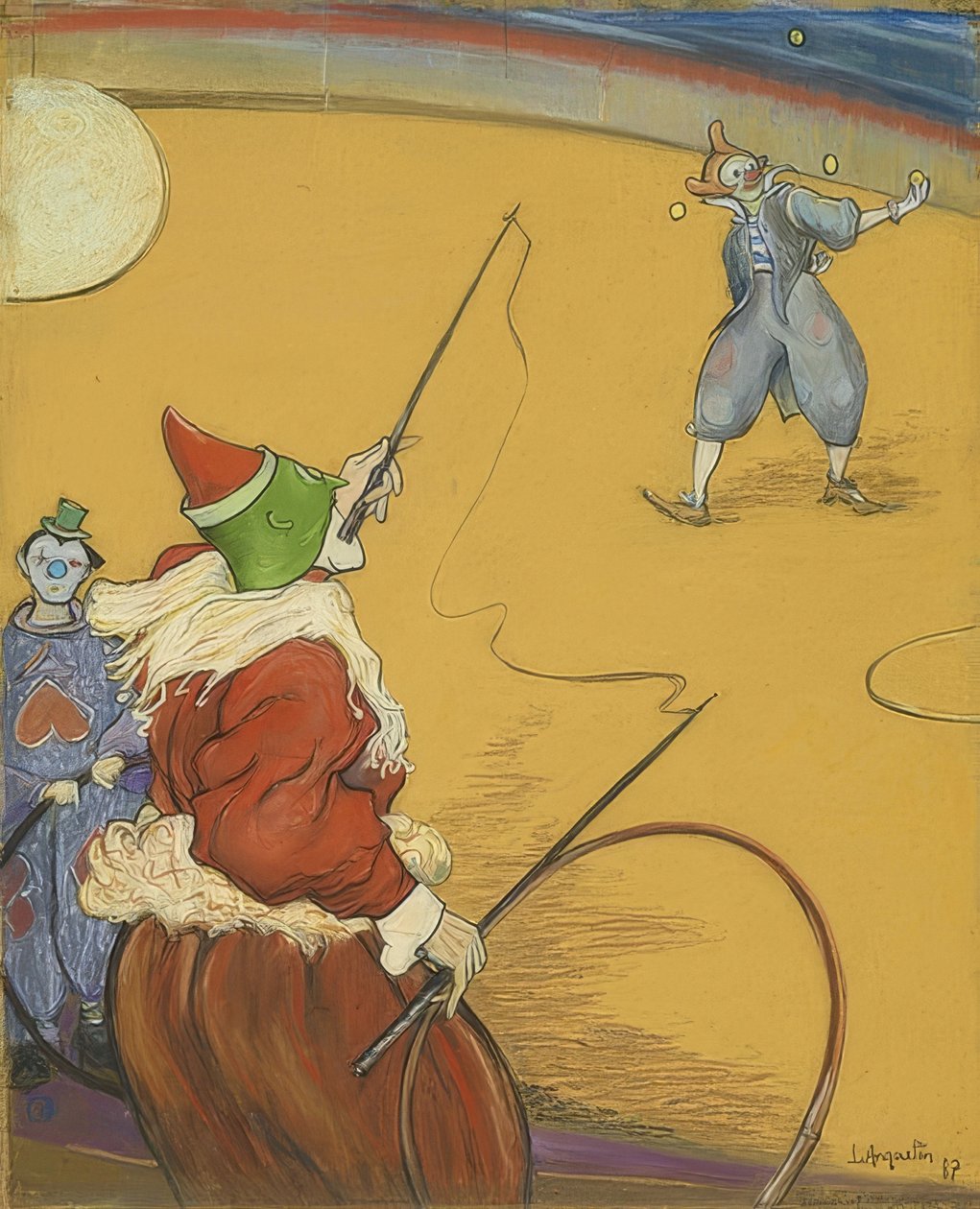 Maurice sirkuksessa. 1887 tekijältä Louis Anquetin