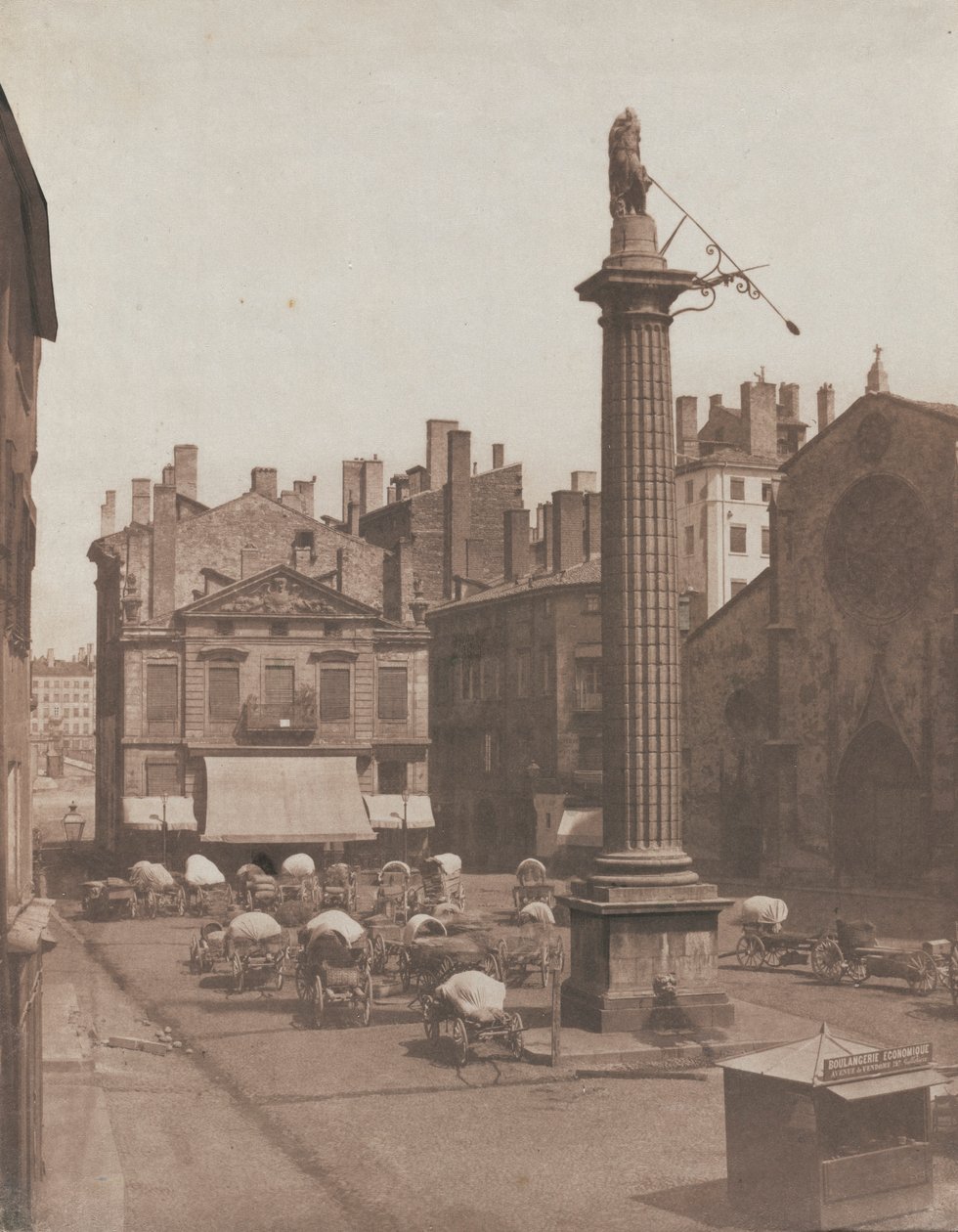Nimetön Place des Cordeliers, c. 1852-1853. tekijältä Louis Antoine Froissart