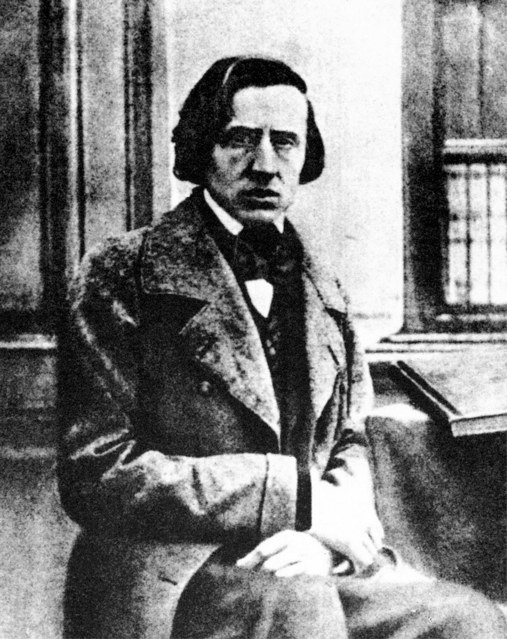 Frédéric Chopin, puolalainen pianisti ja säveltäjä, 1849 tekijältä Louis Auguste Bisson