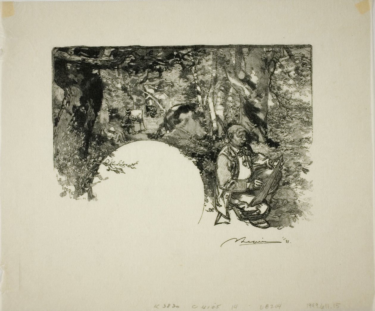 Maalarit tekijältä Louis Auguste Lepère
