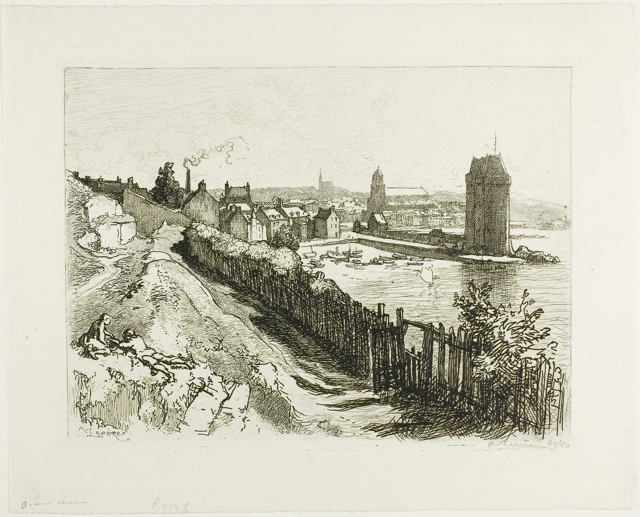 Saint-Servan tekijältä Louis Auguste Lepère