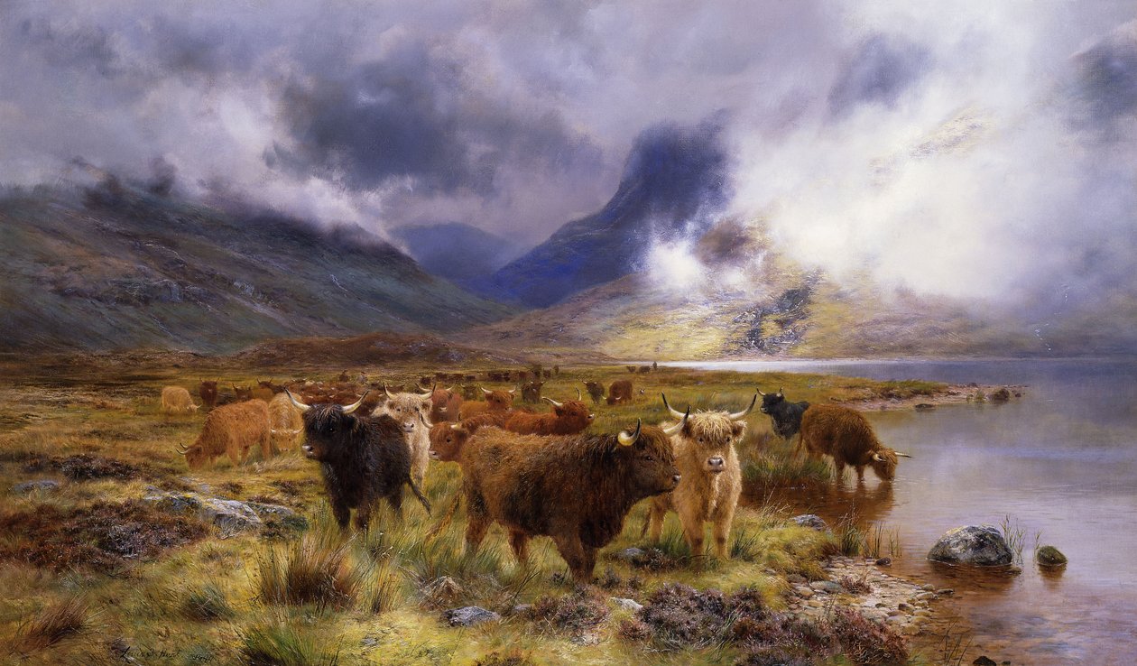 Glencoen kautta Way to the Tay, 1899 tekijältä Louis Bosworth Hurt
