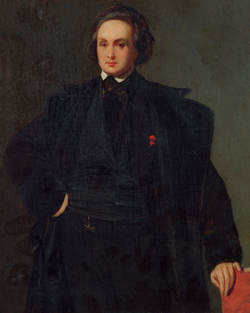 Victor Hugon (1802-85) muotokuva, n. 1833 tekijältä Louis Boulanger