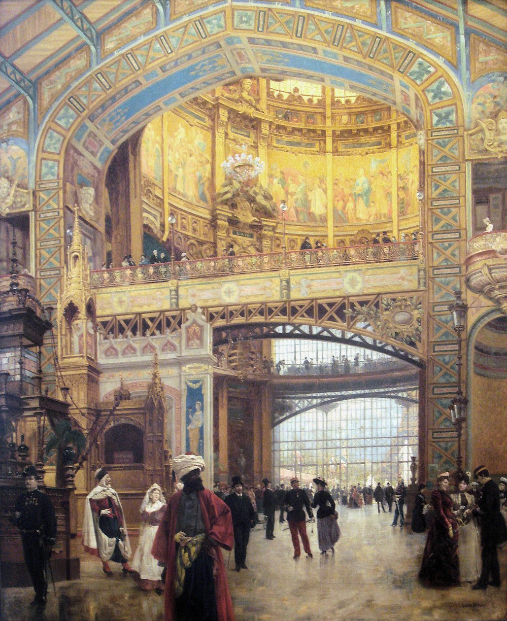 Ranska: Le Dôme Central de la Galerie des Machines lors de l