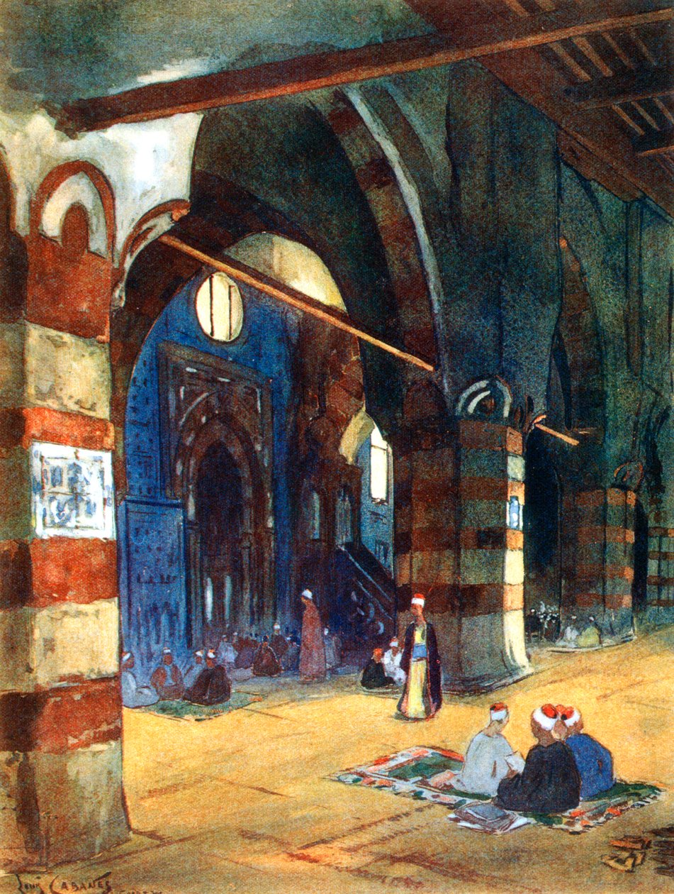 Ibrahim Aghan moskeija, Kairo, Egypti, 1928 tekijältä Louis Cabanes